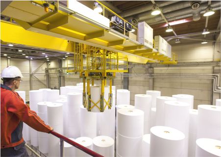 EOT Cranes in paper and forest industries