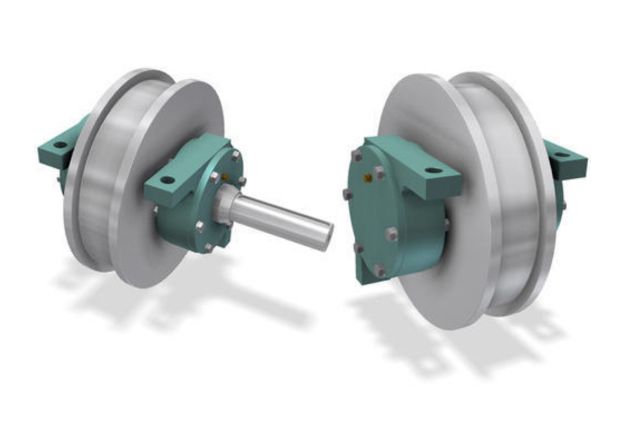 crane wheel assembly
